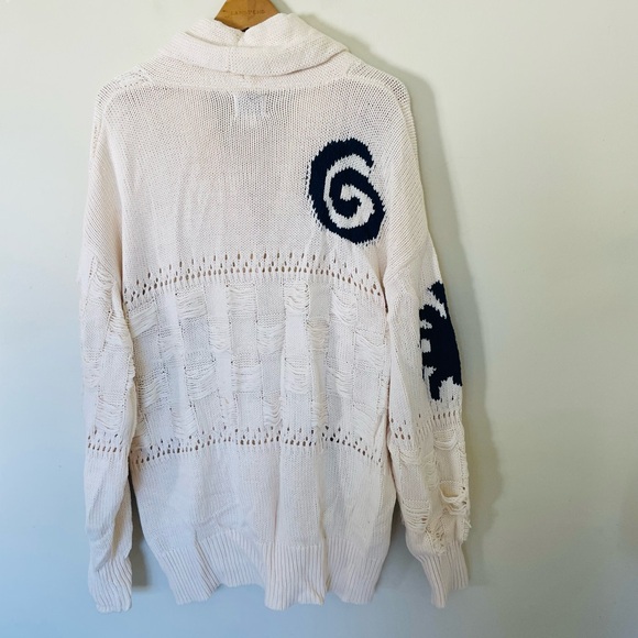 NWOT $129 Urban Outfitters BDG Martha Beach Cardigan L - Picture 6 of 10